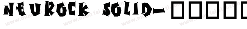 Neurock Solid字体转换